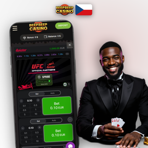Beep Beep Casino Aviator – herní rozhraní s rostoucím multiplikátorem a letícím letadlem