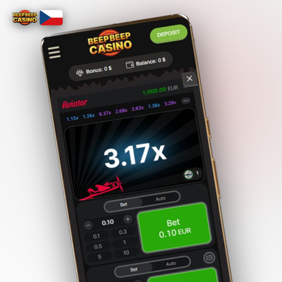 Historie kol Aviator v Beep Beep Casino – přehled minulých multiplikátorů v tabulce