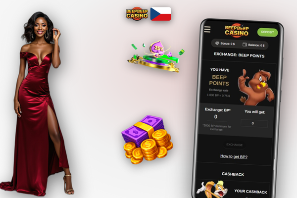 Diagram přeměny bonusového zůstatku při 30× protočení v Beep Beep Casino