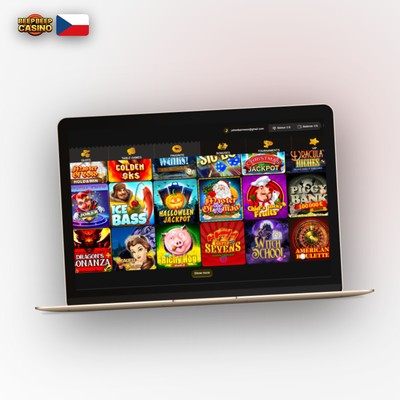Beep Beep Casino pro PC nabízí 5000+ her – koláž slotů a stolních her předních studií
