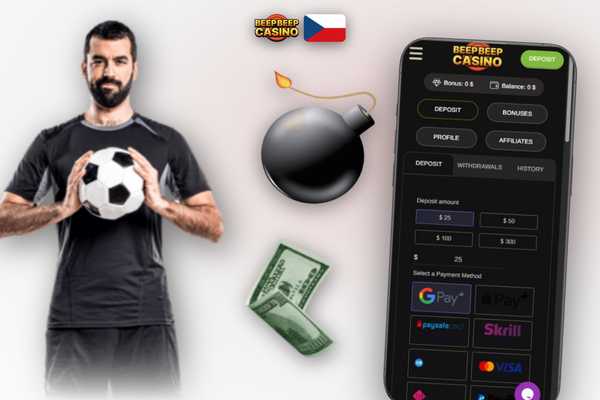 Jak vložit peníze kryptoměnou v Beep Beep Casino – správná síť a QR kód peněženky