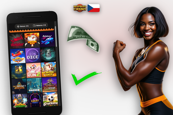 Beep Beep Casino mobilní aplikace s plným přístupem ke hrám odkudkoliv