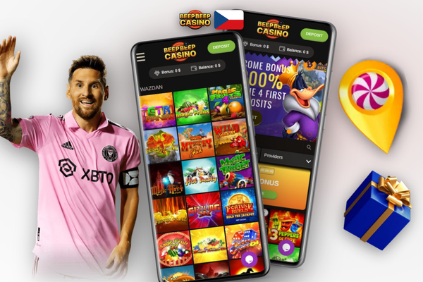Beep Beep Casino mobilní aplikace zasílá push notifikaci o nové verzi