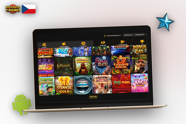 Beep Beep Casino desktop v samostatném okně – pohodlné hraní z domácí pracovny