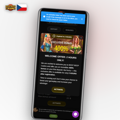 Vytvoření účtu v Beep Beep Casino přes Facebook – propojení profilu bez zdlouhavého vyplňování