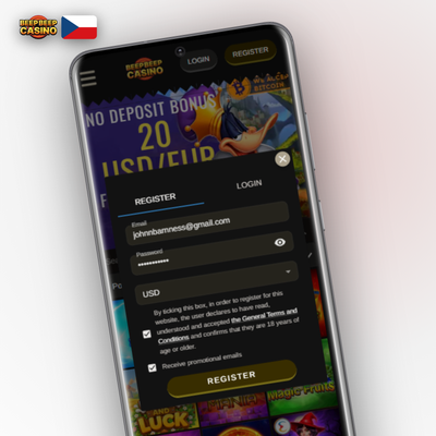 Jak se registrovat v Beep Beep Casino přes Google účet jedním klikem