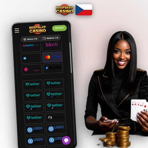 Beep Beep Casino vklad – přehled platebních karet, e-peněženek a kryptoměn na jednom místě